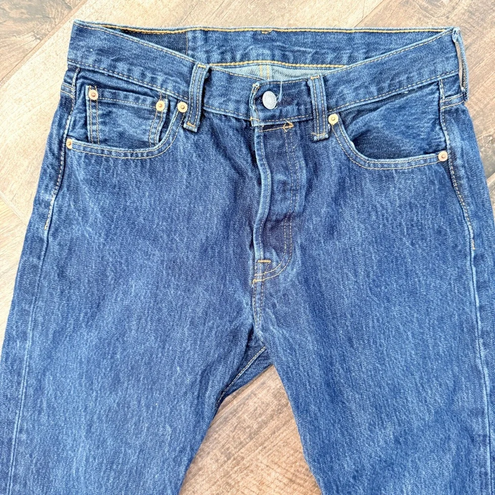 Levis Men's 501 Original Fit Straight Denim Jeans, Medium Wash, 30 x 30